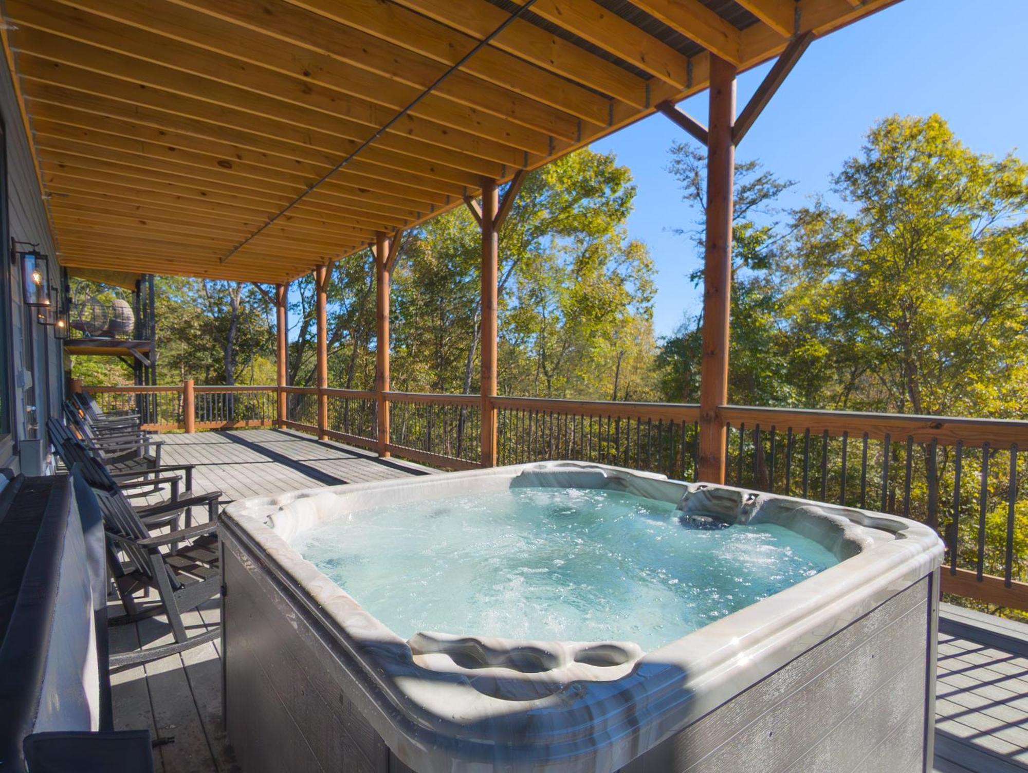 Luxury 12-Bedroom Cabin With Indoor Pool, Hot Tub & Movie Theater, Sleeps 36 Sevierville Exterior foto